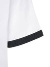 Louver Embossed Logo Cuff Sleeve Cotton T Shirt White 8C00026 8390T 001 - MONCLER - BALAAN 4