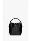 Le 37 Leather Bucket Bag Black - SAINT LAURENT - BALAAN 2