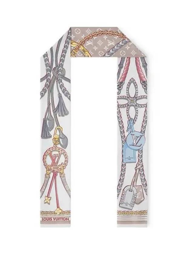 Mix And Straps Scarf Beige - LOUIS VUITTON - BALAAN 2