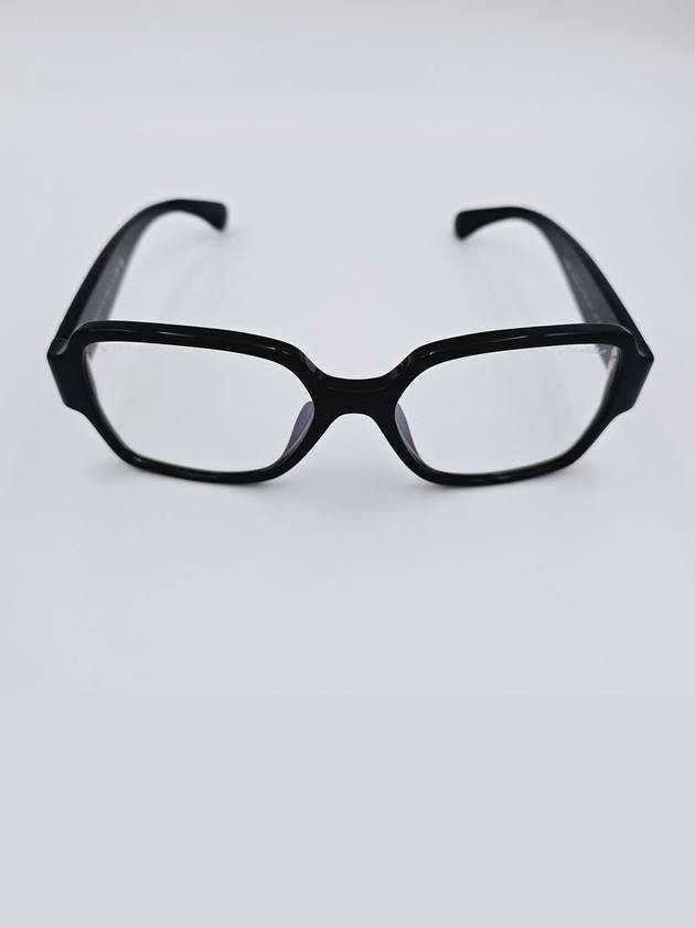 Heart Logo Glasses Square Blue Light Black A71470 - CHANEL - BALAAN 9