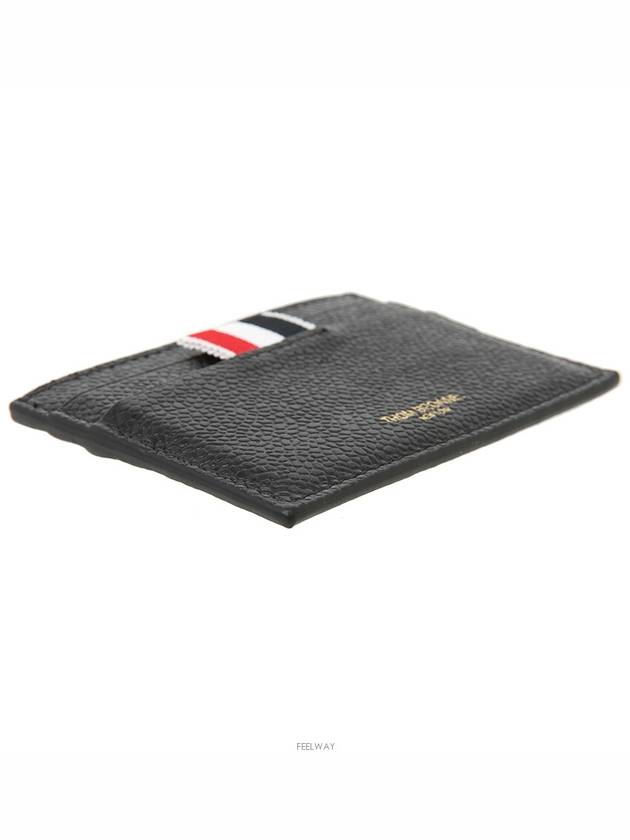 Card wallet three stripe tab pebble grain business MAW031L - THOM BROWNE - BALAAN 7