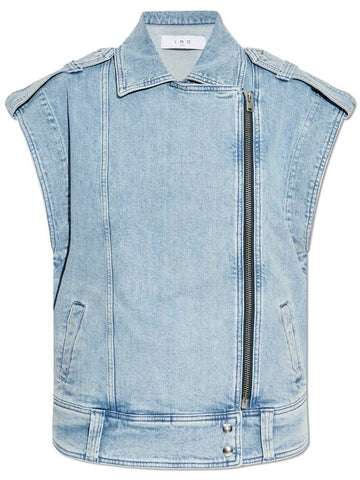 Iro Denim Vest Ynesa, Women's, Blue - IRO - BALAAN 1