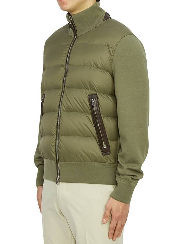 Men's Tricot Down Padding Green - TOM FORD - BALAAN 6