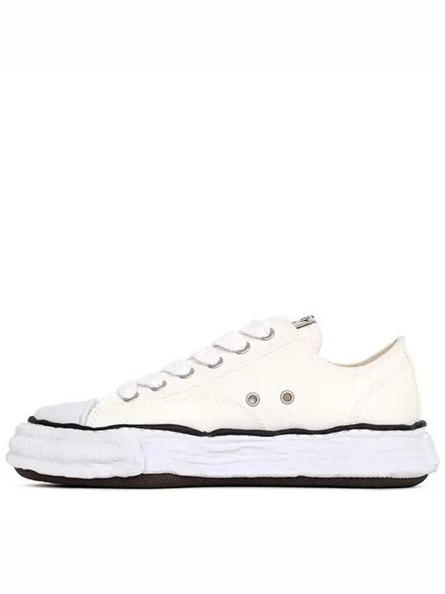 Peterson23 OG Sole Canvas Low Top Sneakers White - MAISON MIHARA YASUHIRO - BALAAN 3