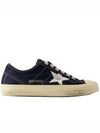 Star Patch Lace-Up Low Top Sneakers Navy - GOLDEN GOOSE - BALAAN 3