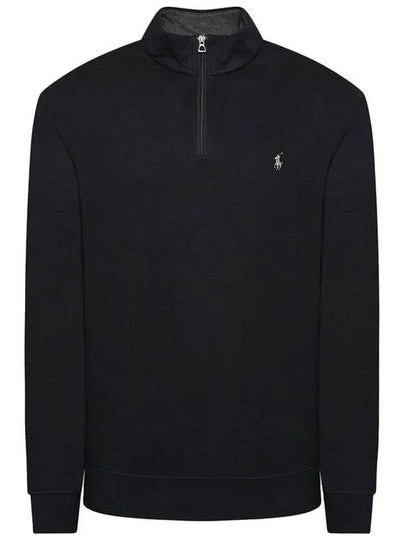 Pony Logo Half Zip-up Sweatshirt Black - POLO RALPH LAUREN - BALAAN 2