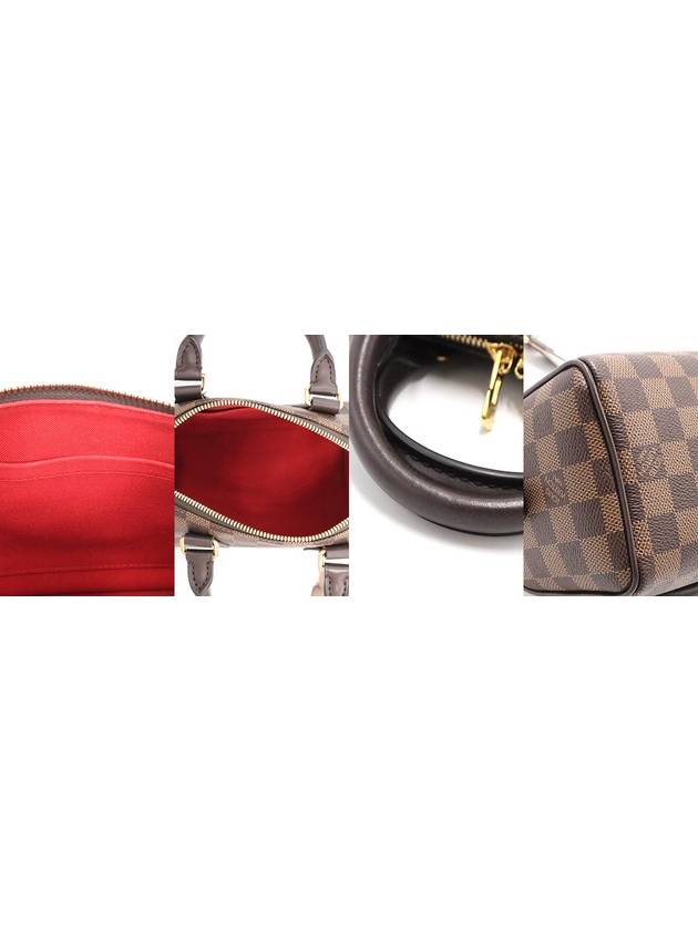 Women s Louis Vuitton N40489 Damier Eben Canvas Speedy Bandouli re 20 2WAY gt bag Gangbuk used luxury goods - LOUIS VUITTON - BALAAN 10