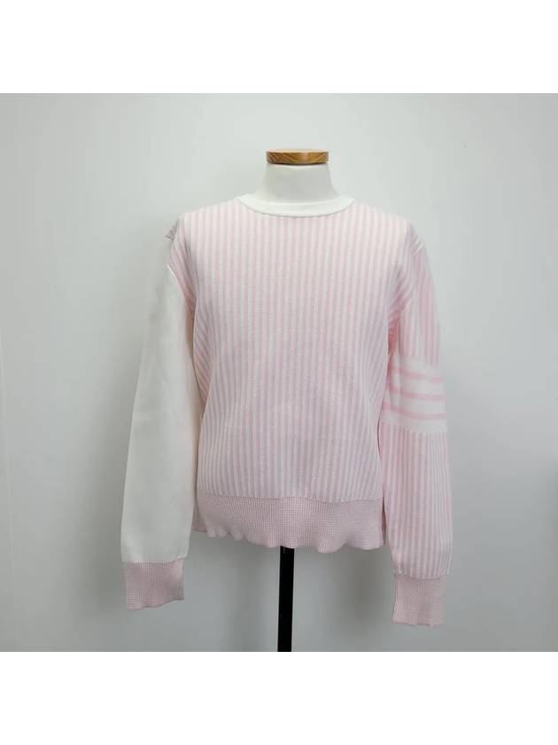 Sprite knit sweater 642 pink - THOM BROWNE - BALAAN 1