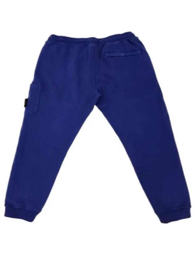 Waffen Patch Cotton Jogger Track Pants Blue - STONE ISLAND - BALAAN.