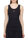 Baby Fox Cotton Sleeveless Black - MAISON KITSUNE - BALAAN 4