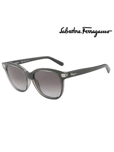 Eyewear Plastic Square Sunglasses Black - SALVATORE FERRAGAMO - BALAAN 1