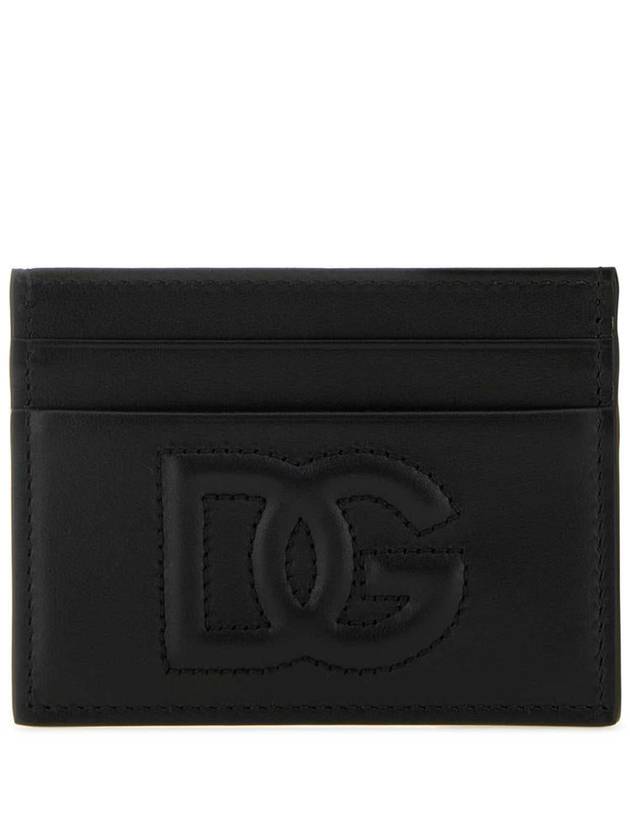 logo leather card wallet black - DOLCE&GABBANA - BALAAN 2