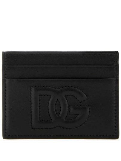 logo leather card wallet black - DOLCE&GABBANA - BALAAN 2