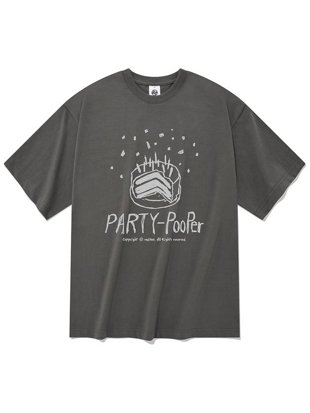 Party puffer short sleeve t-shirt gray - RADINEO - BALAAN 1