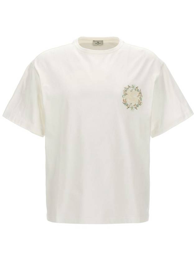 Etro Logo Embroidery T-Shirt - ETRO - BALAAN 1