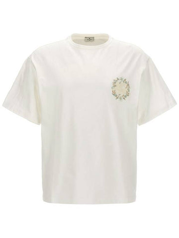 Etro Logo Embroidery T-Shirt - ETRO - BALAAN 1