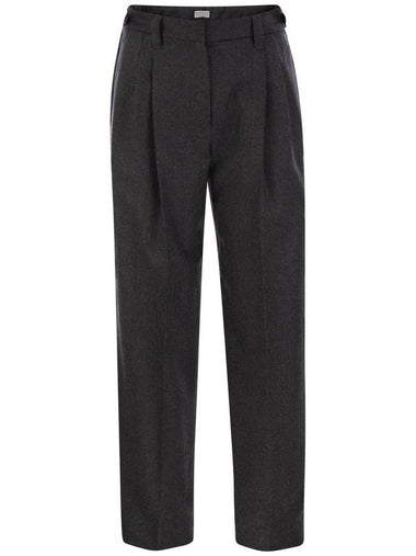 Baggy Sartorial wool trousers - BRUNELLO CUCINELLI - BALAAN 1