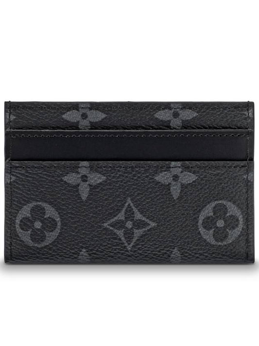 Monogram Eclipse Double Card Wallet Black - LOUIS VUITTON - BALAAN 2