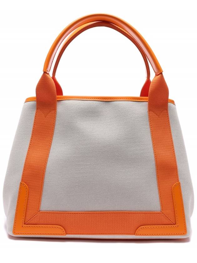 Cabas Logo Canvas Small Tote Bag Dark Orange - BALENCIAGA - BALAAN 5