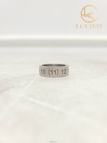 Used luxury goods Lewis It 3 Silver numeric numbering ring - MAISON MARGIELA - BALAAN 1