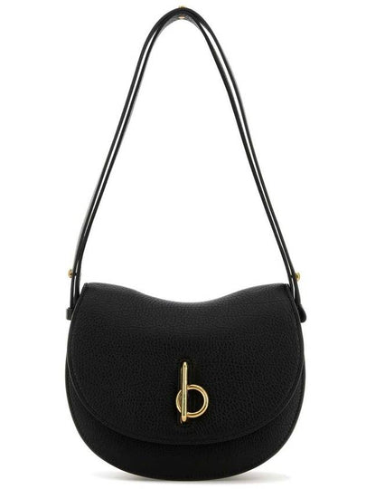 Rocking Horse Small Leather Shoulder Bag Black - BURBERRY - BALAAN 2