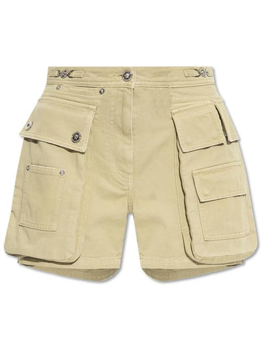 Versace Cargo-style Shorts, Women's, Beige - VERSACE - BALAAN 1