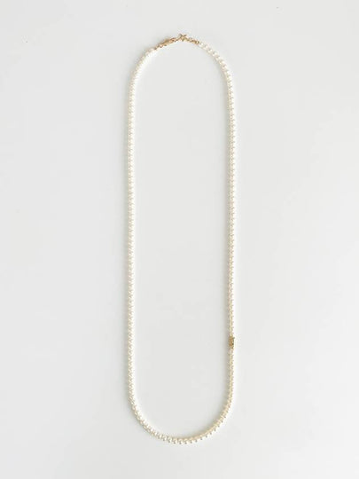 Sea Rock Stella Long Pearl Necklace White - ELYONA - BALAAN 2