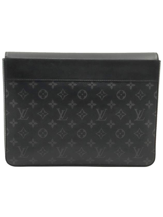 Monogram Eclipse Canvas Pochette Steamer Clutch M80107 - LOUIS VUITTON - BALAAN 3