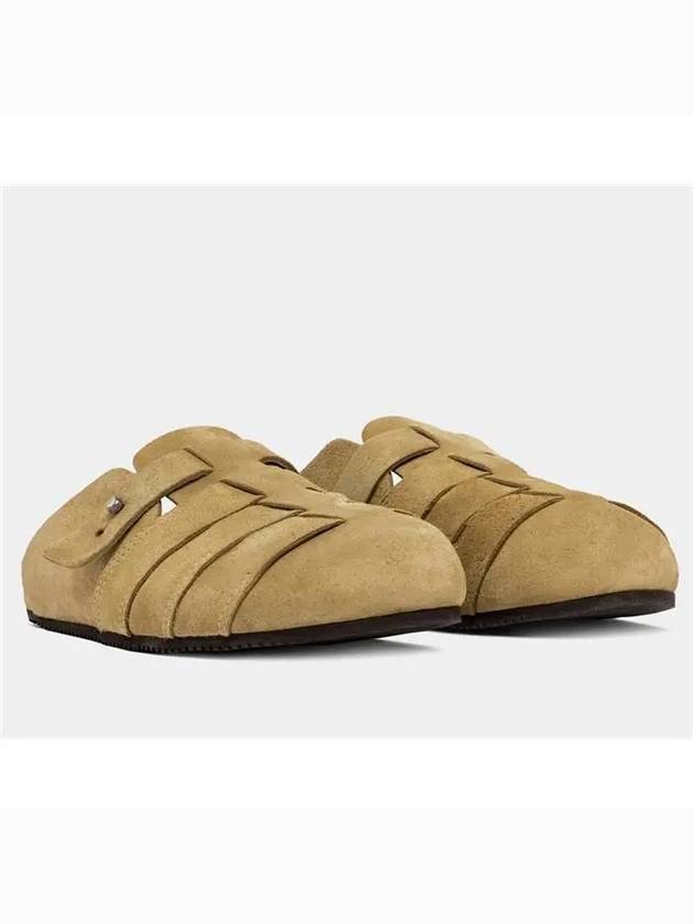 Glamping Suede Sandal Mules Senape - BUTTERO - BALAAN 3