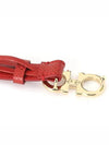 Gancini Leather Belt Red - SALVATORE FERRAGAMO - BALAAN 6