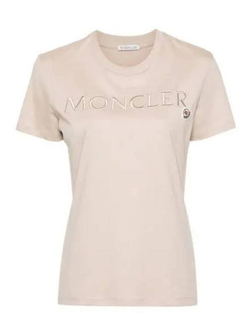 I Domestic shipping 8C00006 829HP 20J logo embroidery t shirt kr 204854 - MONCLER - BALAAN 1