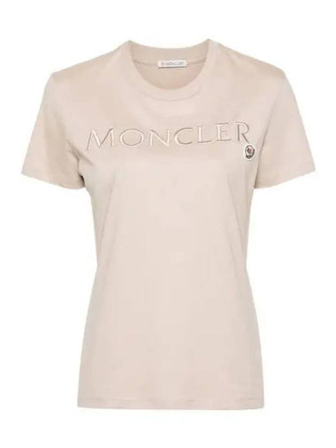 I Domestic shipping 24 8C00006 829HP 20J logo embroidery t shirt kr 204854 - MONCLER - BALAAN 1