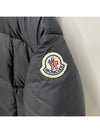 Kids Logo Patch CAILLE Down Long Padded Jacket 8Y 10Y Black 1C00020 595FE 999 - MONCLER - BALAAN 6