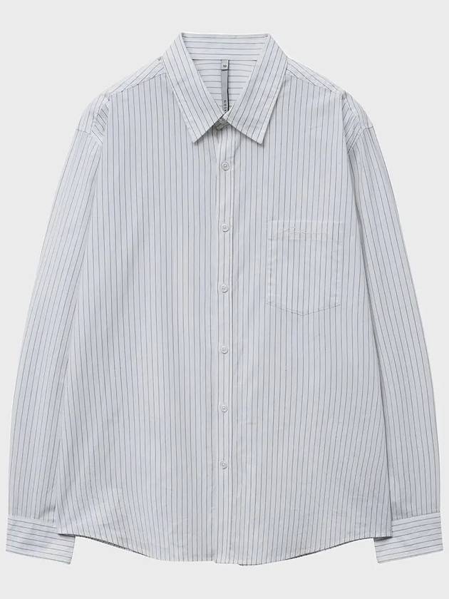 classic striped shirt white - NOIRER - BALAAN 8