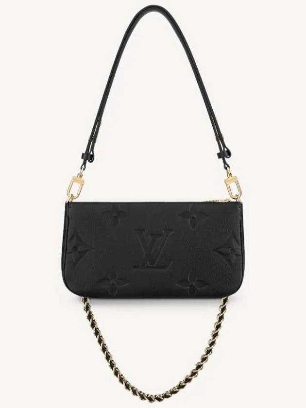 Multi Pochette Accessoires Shoulder Bag Black - LOUIS VUITTON - BALAAN 5