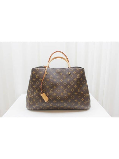 Monogram Montaigne GM Tote Shoulder Bag M41067 - LOUIS VUITTON - BALAAN 1