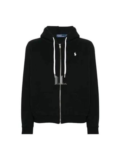 Pony Logo Zip-Up Hoodie Black - POLO RALPH LAUREN - BALAAN 2