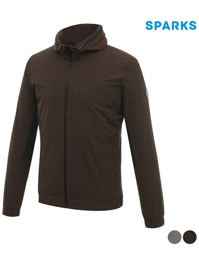 Men s Neck Zipline Hooded Basic Jumper SO3MJP001 - SPARKS - BALAAN 2