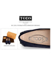 Gommino Suede Driving Shoes Blue - TOD'S - BALAAN 3