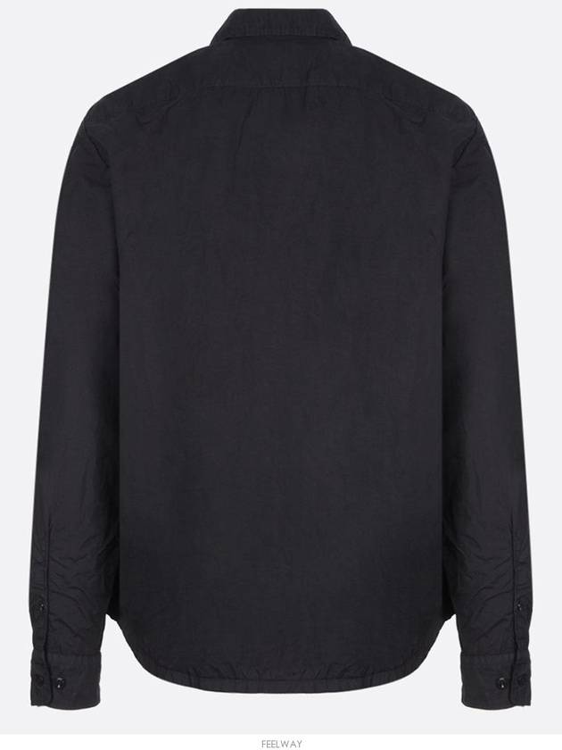 Lens Tailor L Shirt Zip-Up Jacket Black - CP COMPANY - BALAAN 3