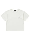 Boxy Micro Logo Short Sleeve T-Shirt White - A.P.C. - BALAAN 6