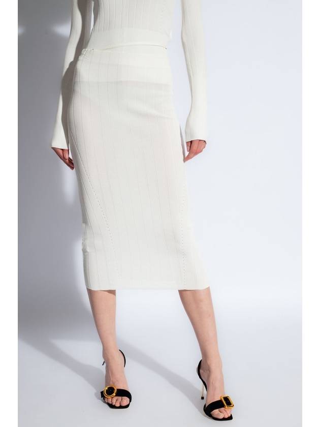 Women's The Pralù Pencil Skirt Off-White - JACQUEMUS - BALAAN 4