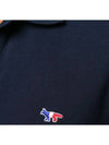 Tricolor Fox Patch Short Sleeve Polo Shirt Navy - MAISON KITSUNE - BALAAN 6