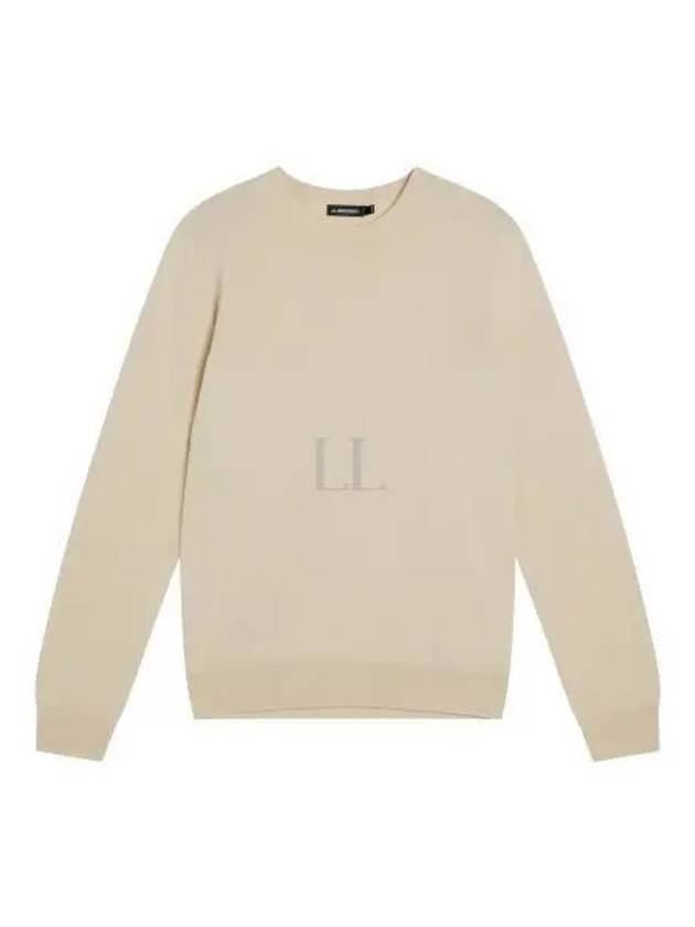 Lyle Merino Crew Neck Knit Top Oyster Grey - J.LINDEBERG - BALAAN 2