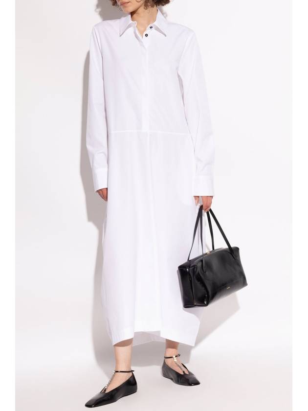 JIL SANDER Shirt Dress, Women's, White - JIL SANDER - BALAAN 2