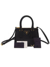 Black Sapphino Lux Gold Lettering Logo Mini 2WAY 1BA906 - PRADA - BALAAN 2