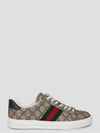 Ace GG Supreme Low Top Sneakers Beige - GUCCI - BALAAN 2