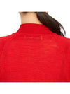 Women's Wool Silk Knit Top Red - VIVIENNE WESTWOOD - BALAAN 8