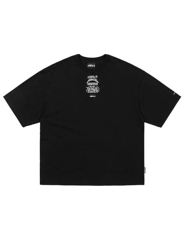 Total Logo Embroidered T Shirt BLACK - AJOBYAJO - BALAAN 1