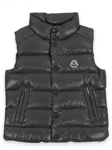 Kids TIB logo patch padded vest dark gray 1A12620 68950 918 271866 1101110 - MONCLER - BALAAN 1